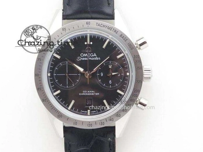 0727 MultiPurpose Planet Ocean Master Chrono SS OM 1:1 Best Edition Gray Dial On SS Bracelet A9900 V 8116